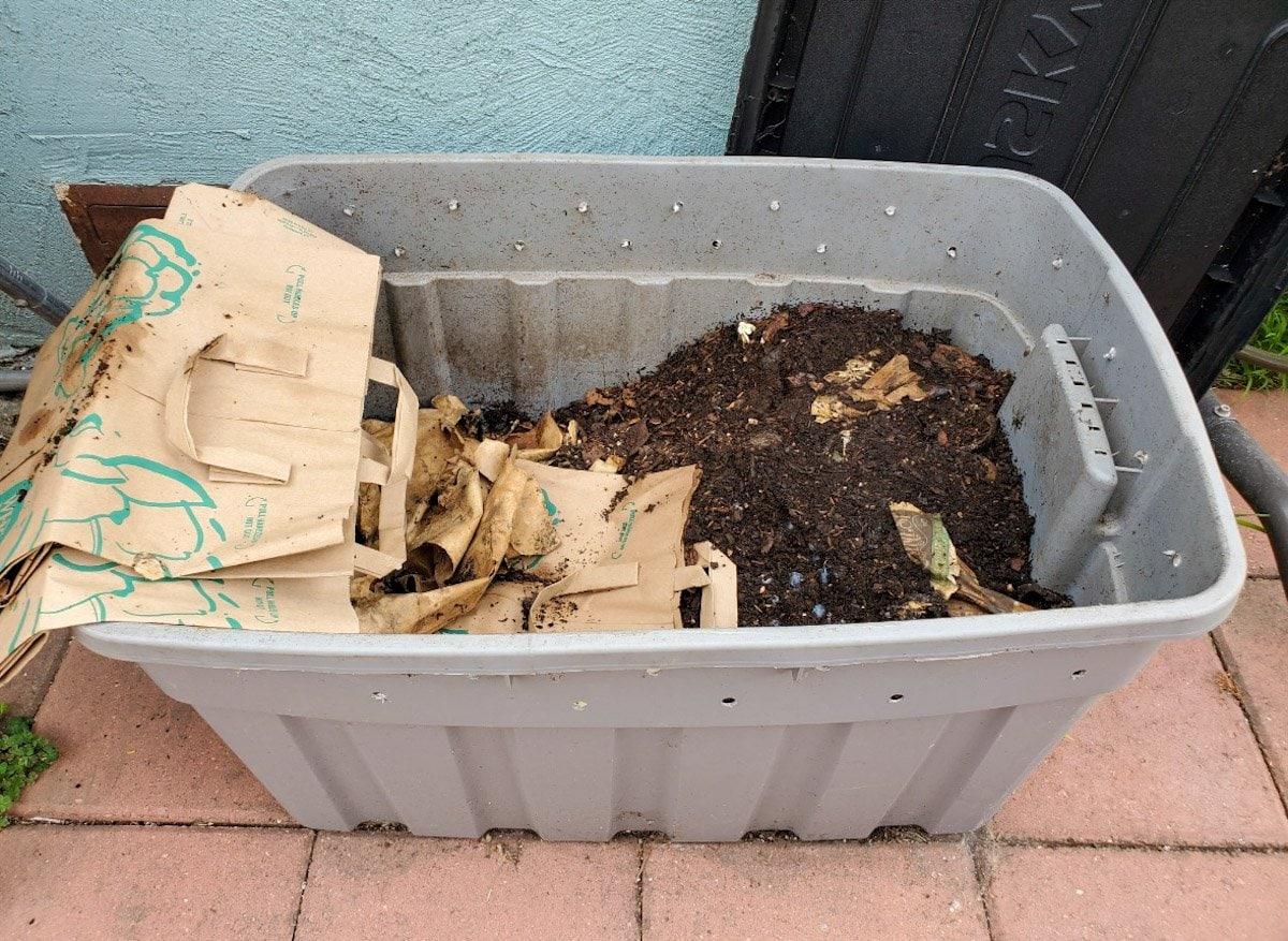 Vermicomposting 101: How to Make a Simple Worm Compost Bin ~ Homestead and Chill